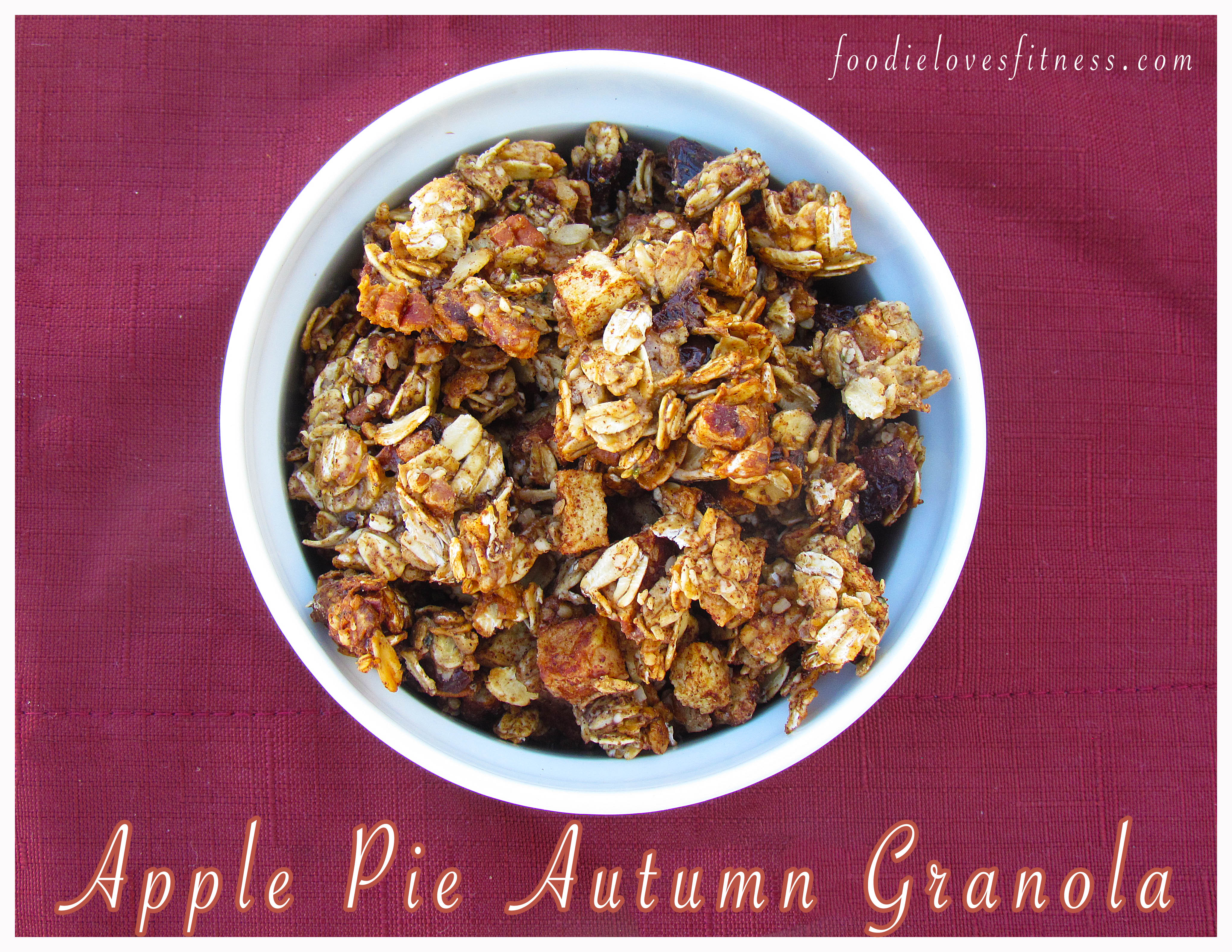 Apple Pie Autumn Granola