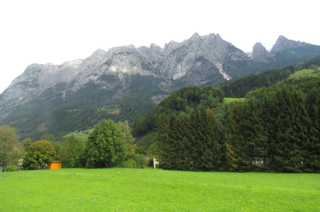 The mountains we were biking....just kidding! But this was our scenery during the biking excursion 