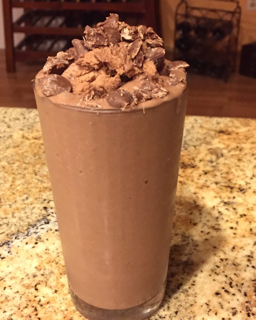 Chocolate protein shake