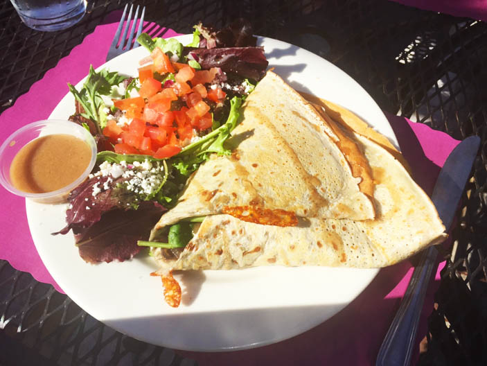 Crepes & Cork veggie crepe