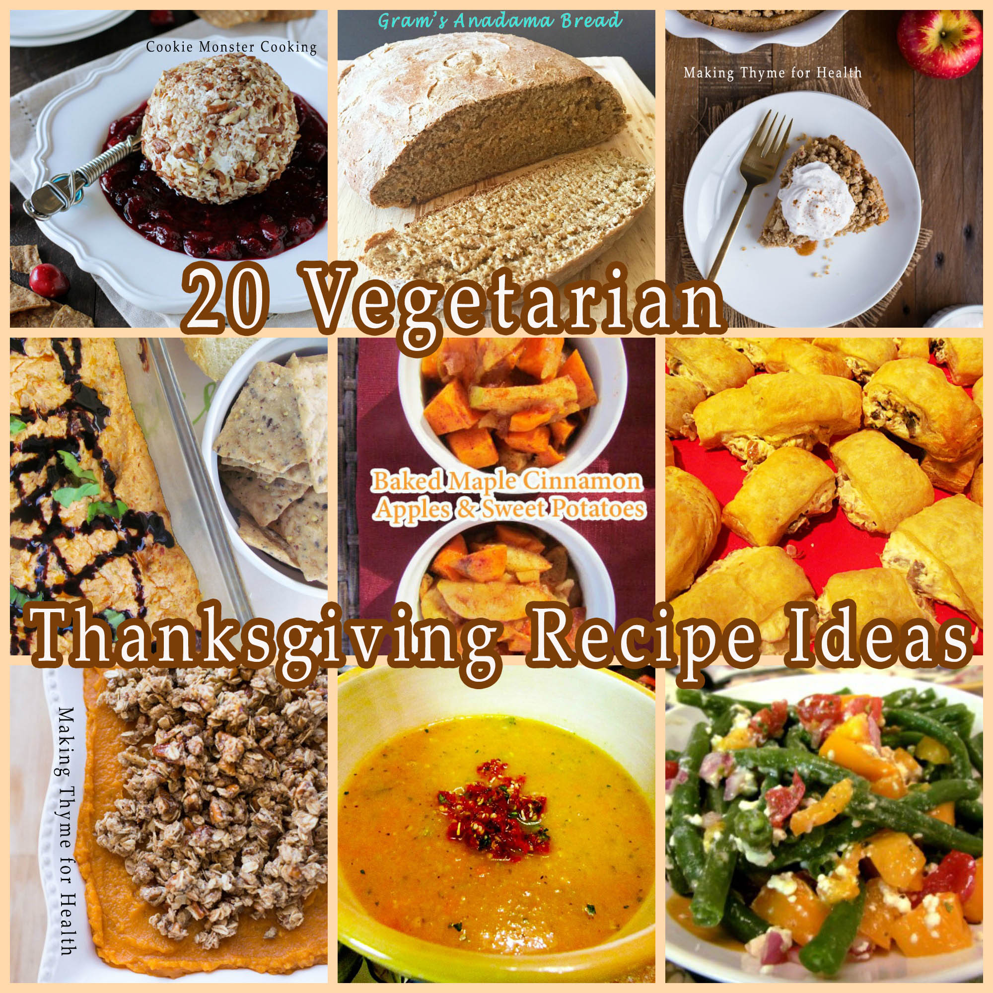 Thanksgiving Recipe Collage
