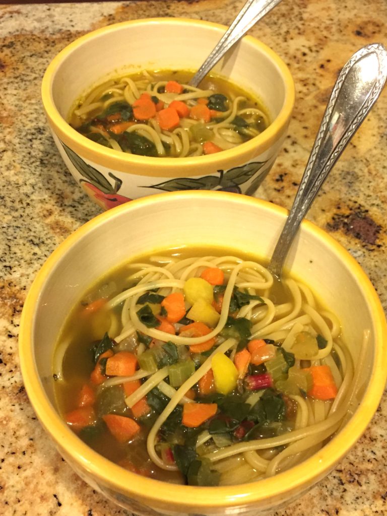 noodle veggie soup