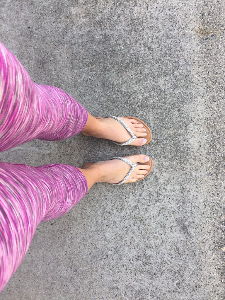 Fabletics pink capris