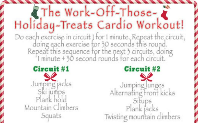 The Work-Off-Those-Holiday-Treats Cardio Workout