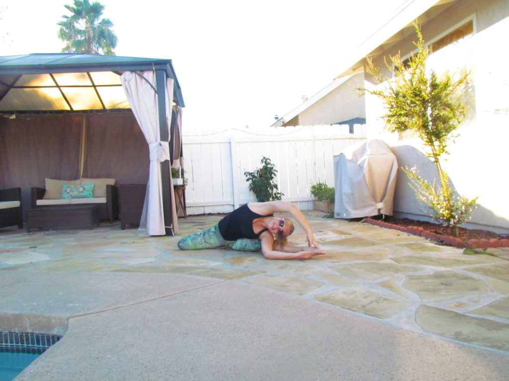 Parigasana pose