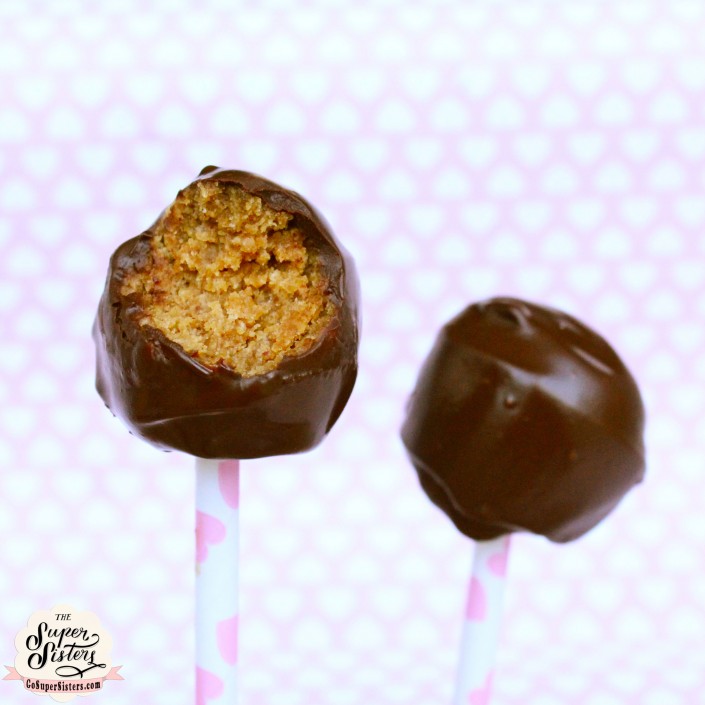 Super Sisters-choc PB cake pops