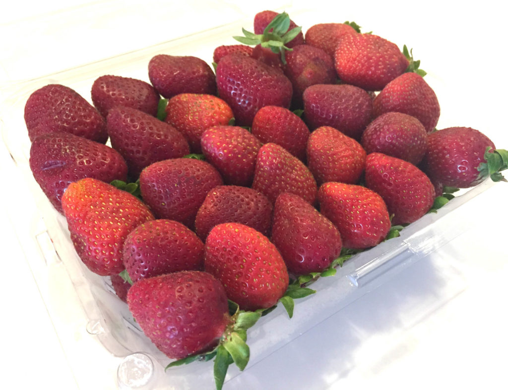 Locally grown strawberries