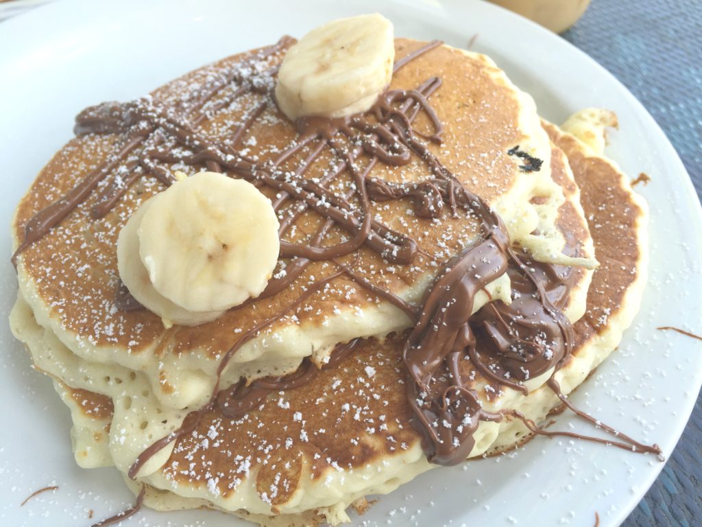 Cafe Topes-banana nutella pancakes