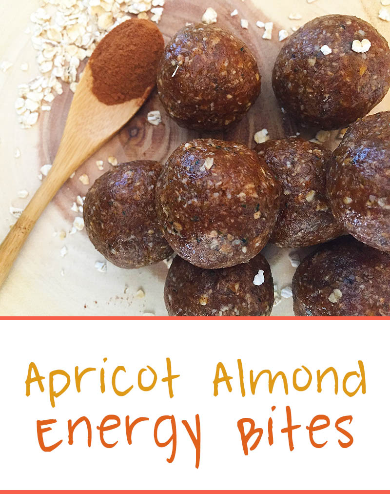 Apricot Almond Energy Bites
