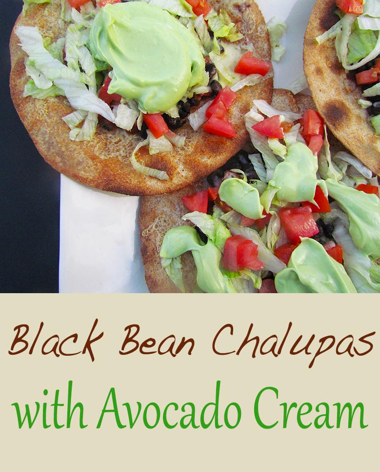 black bean chalupas