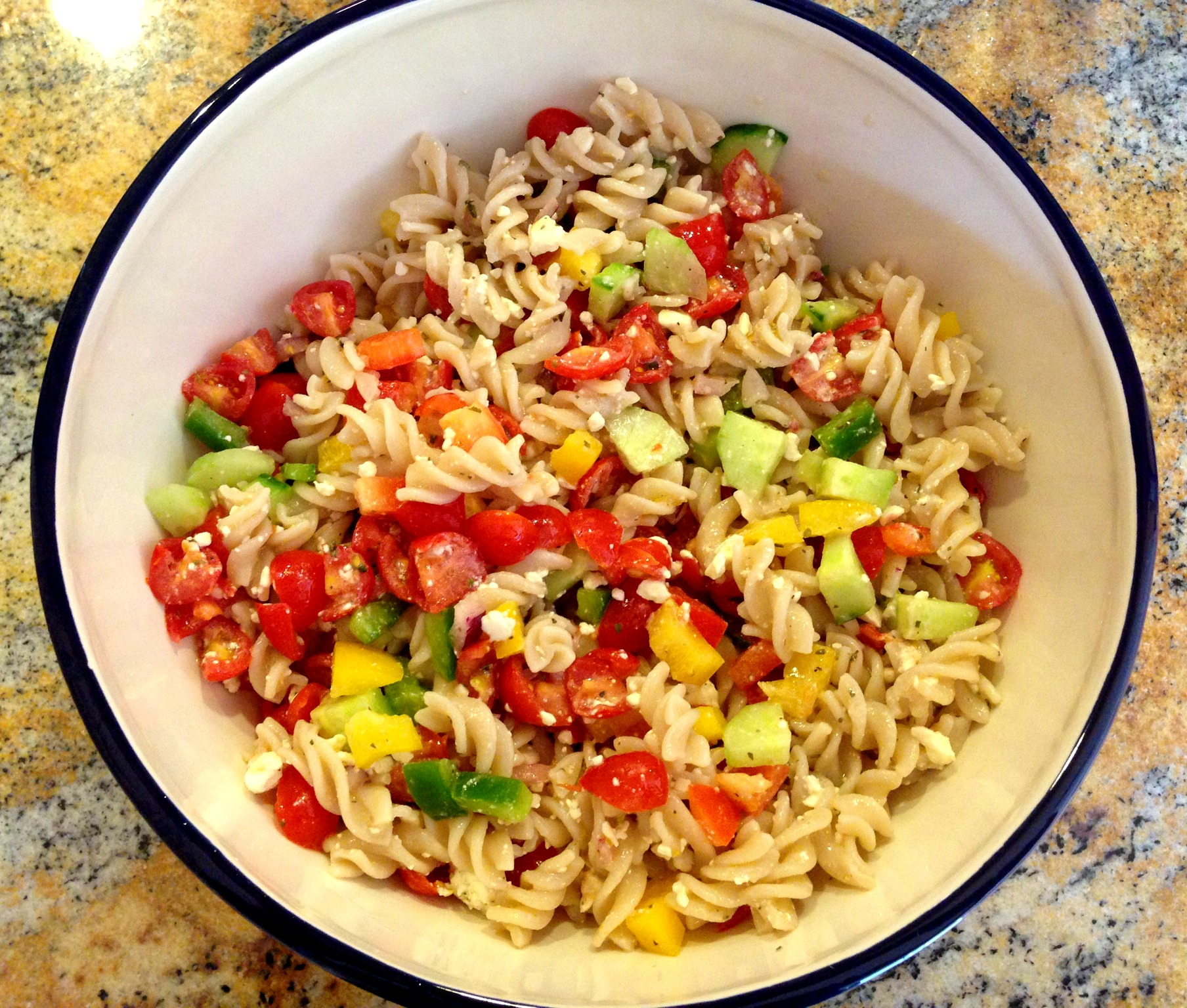 Greek pasta salad