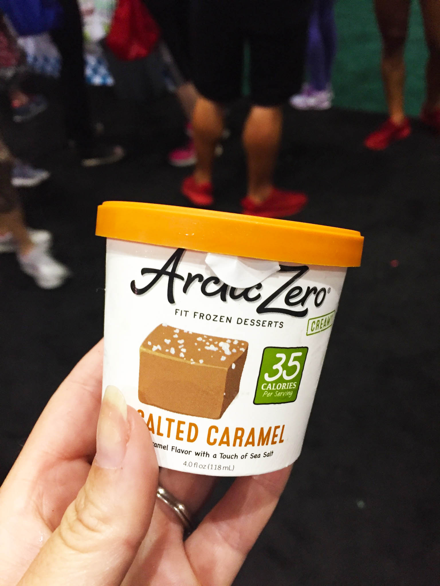 The cutest little protein ice cream cup that I ever did see. 