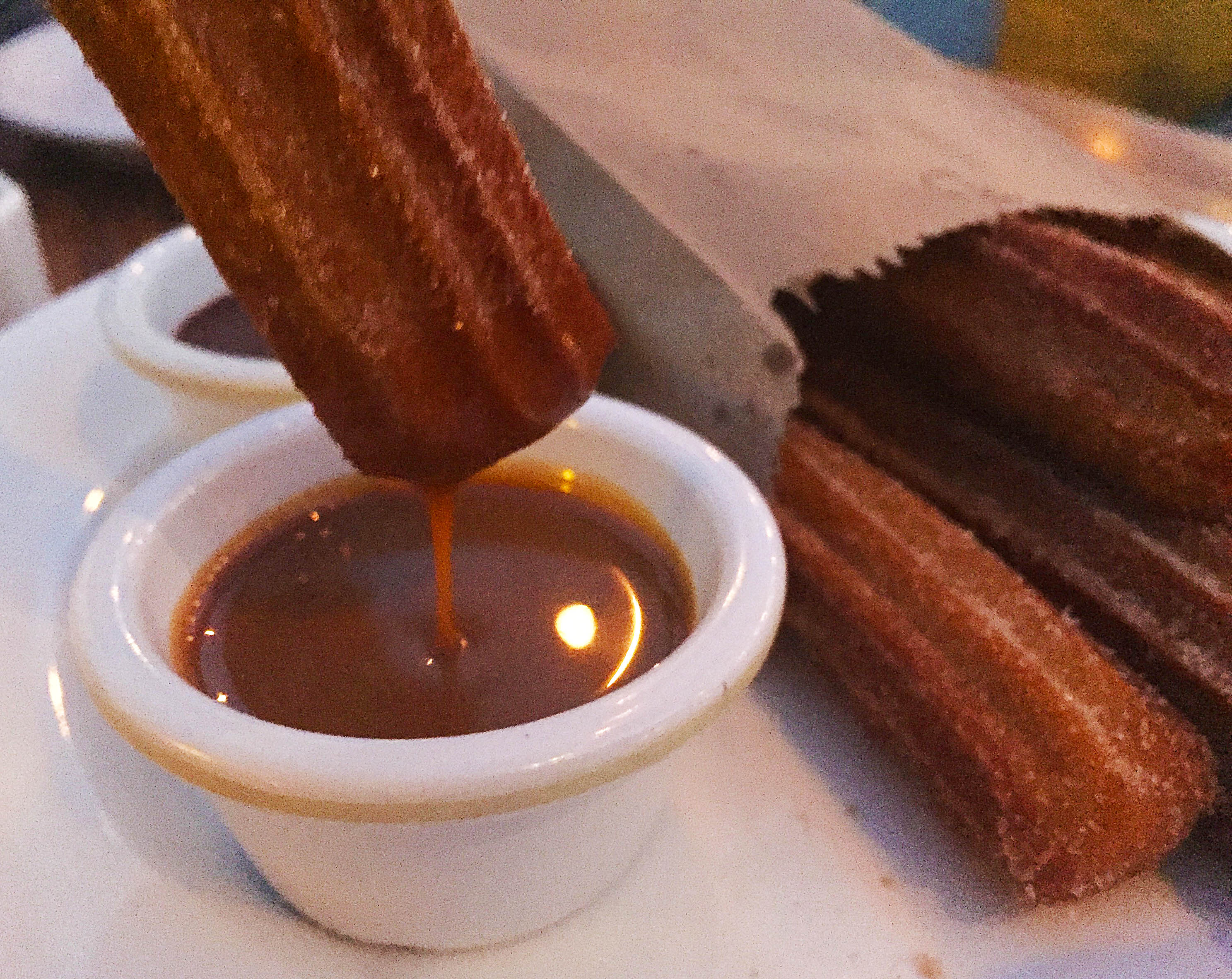 I died and went to dessert heaven with these churros in Cabo San Lucas. Split em with my hubby of course! 