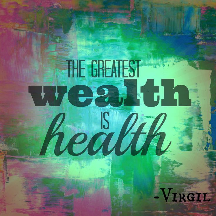 health is wealth