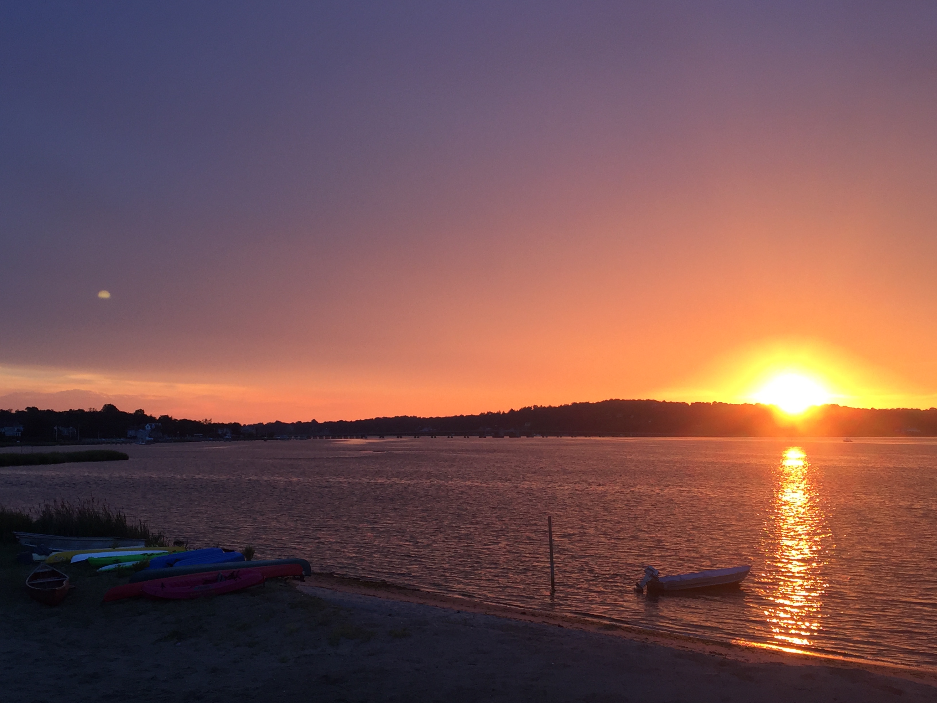 Barley Point sunset-Aug 16