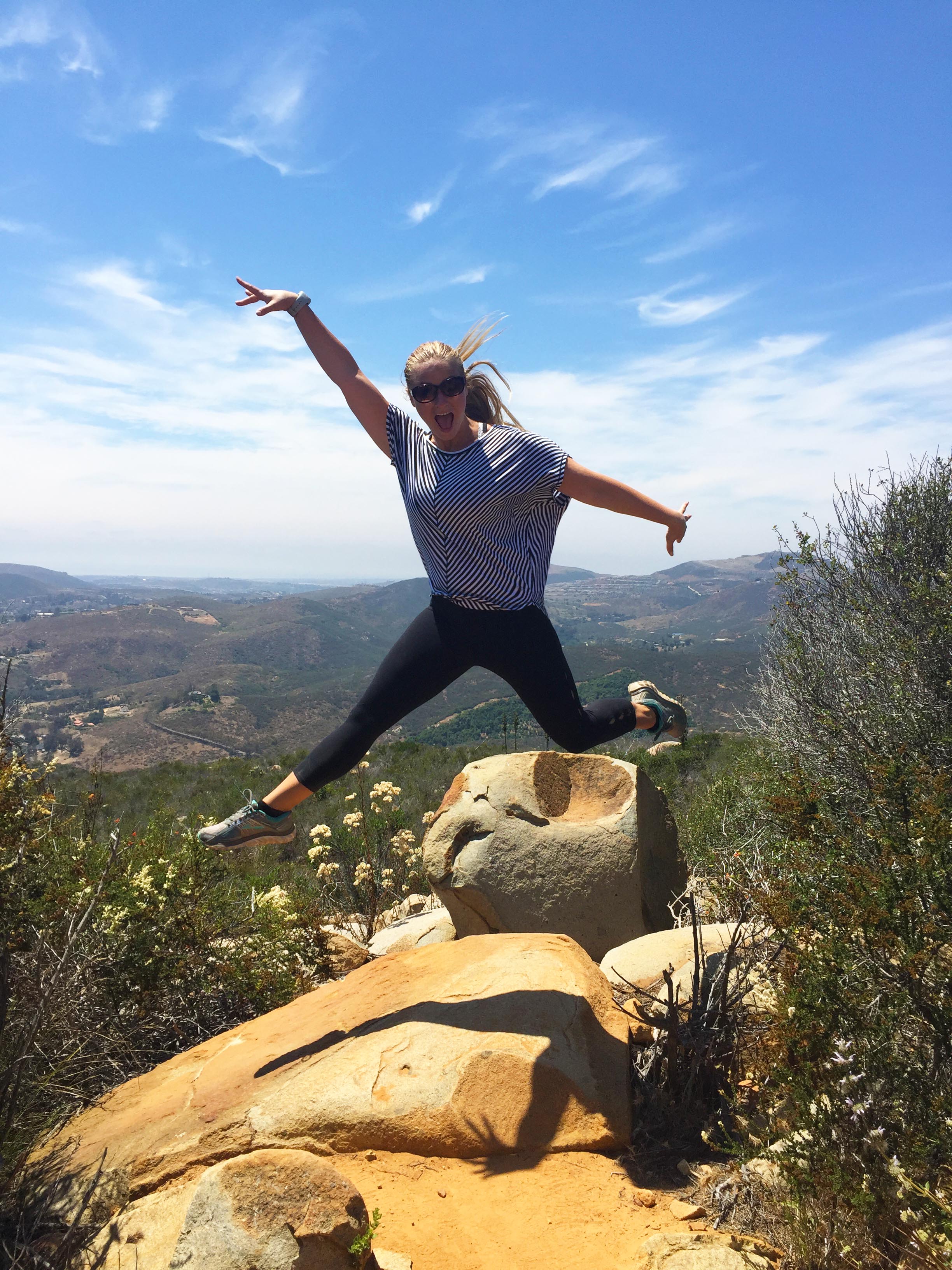 Jumping at Elfin Forest