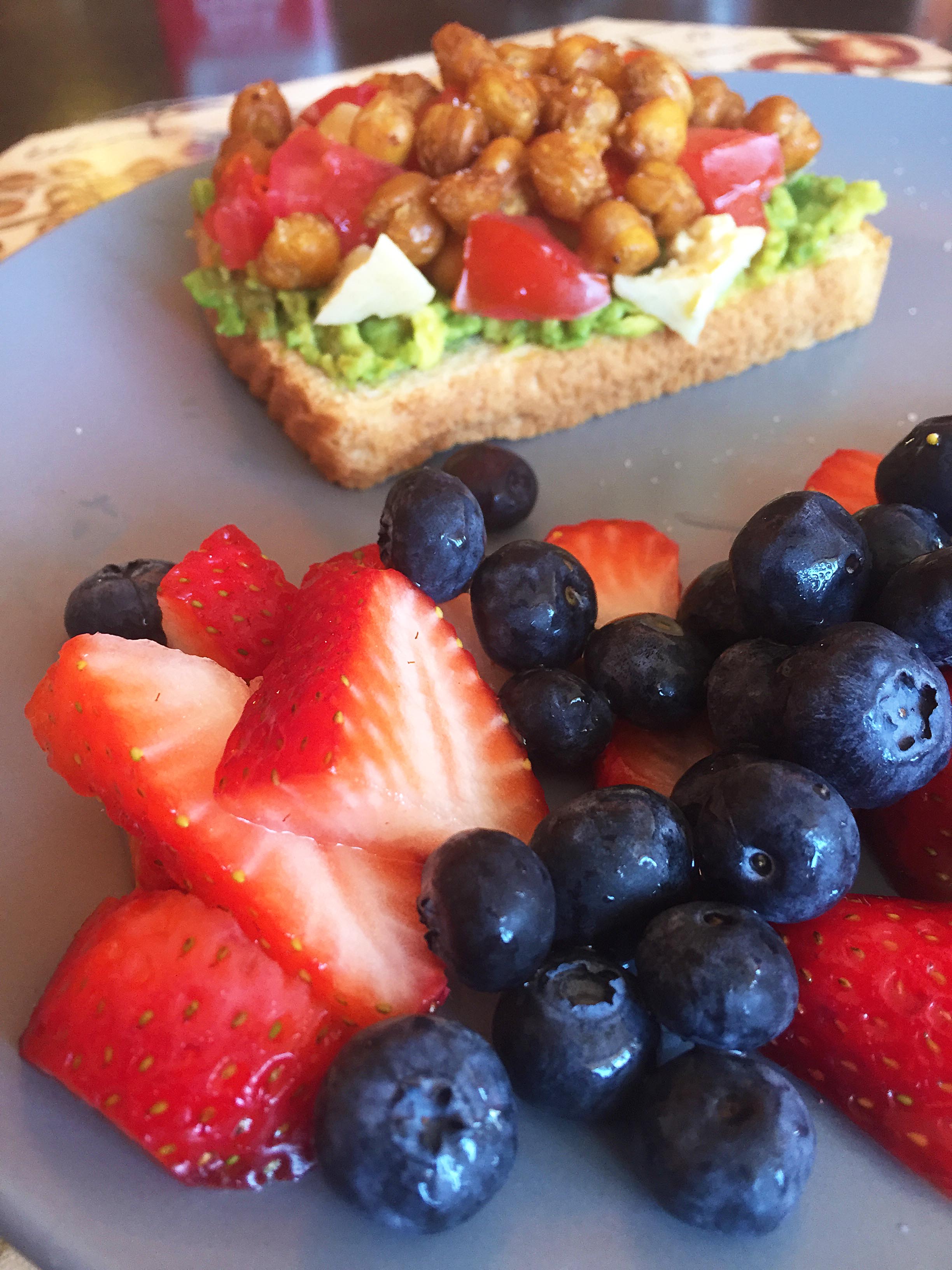 avocado toast lunch