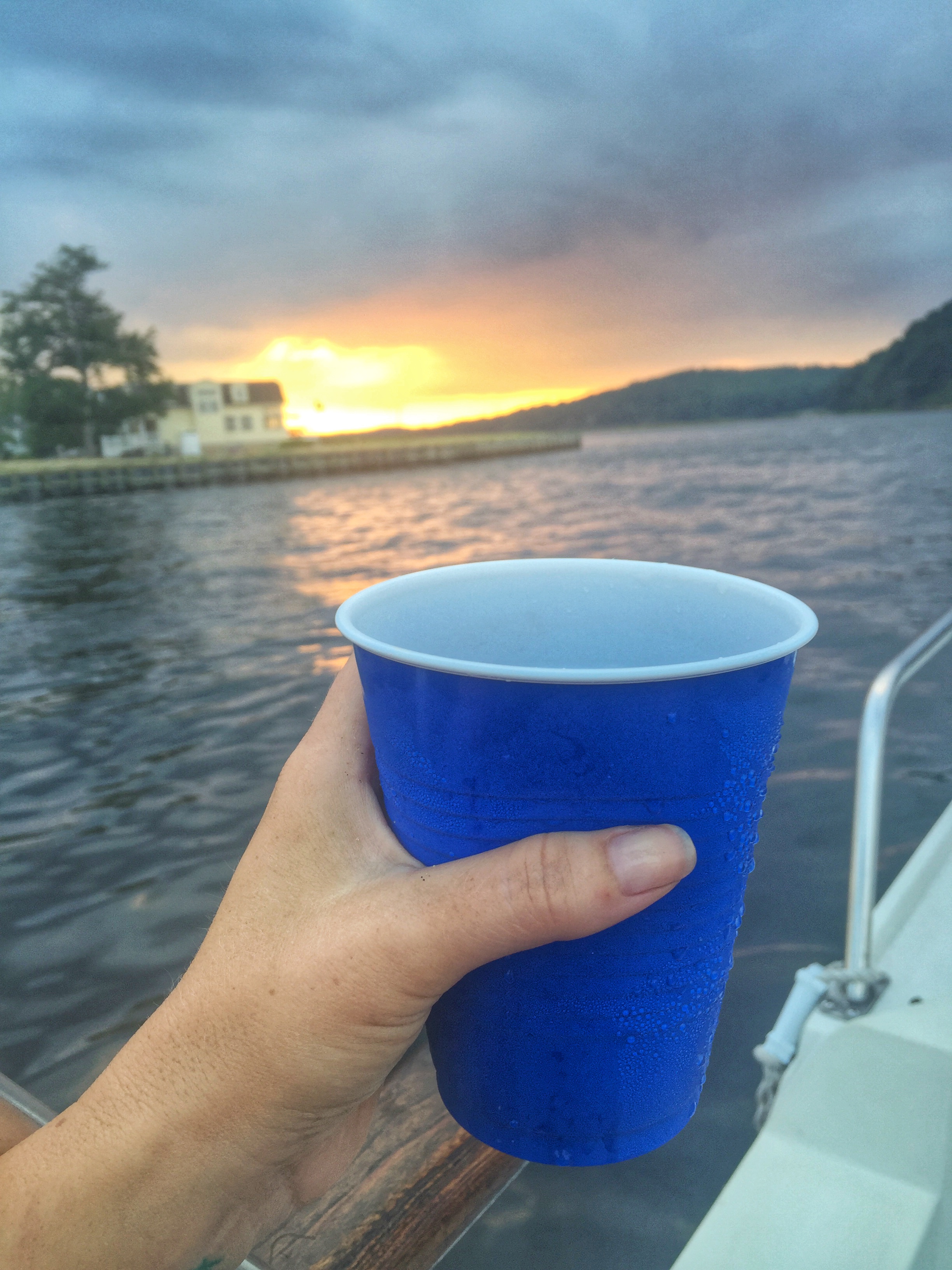 happy hour on the boat