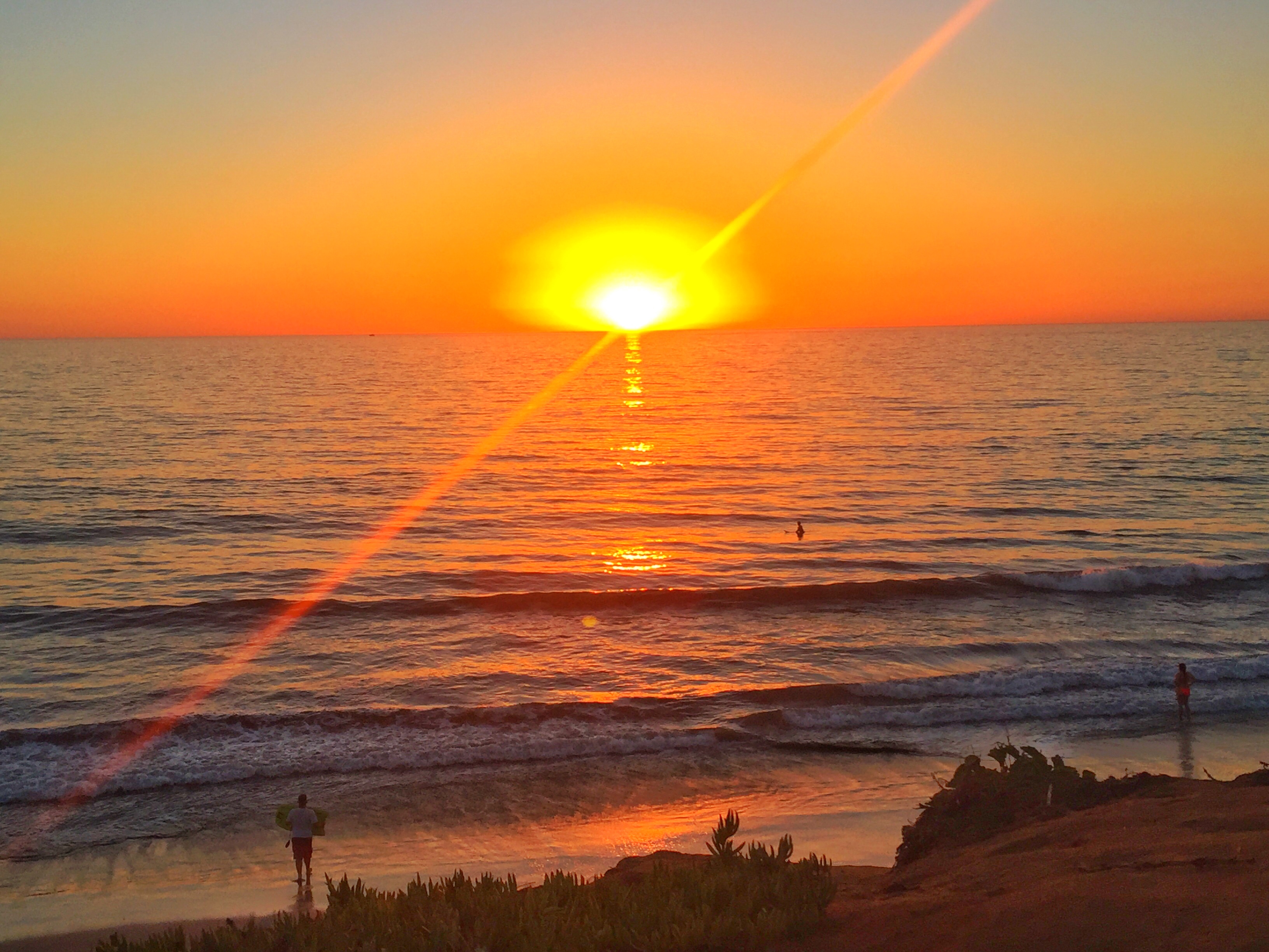 Saturday night's sunset in Carlsbad