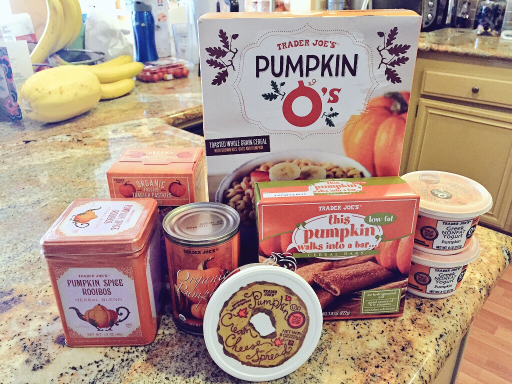 Last autumn I went a little too heavy on the TJ's pumpkin item buying! 