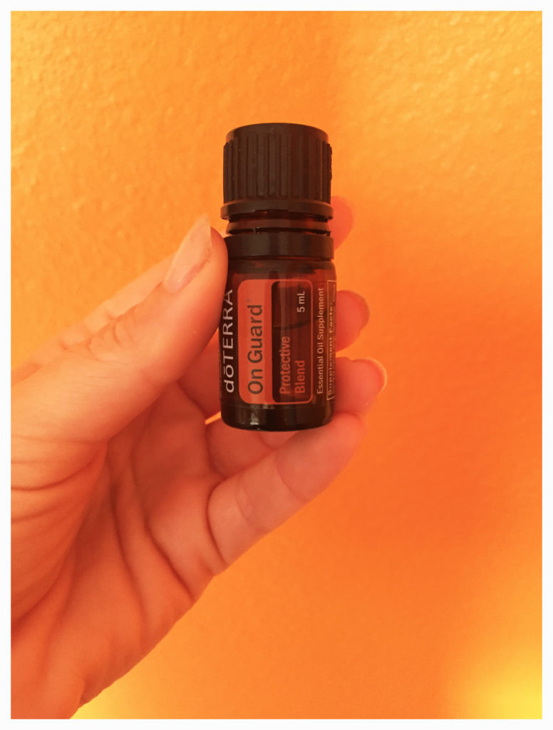 On Guard is my go-to essential oil for cold prevention. It's been helping me to ward off getting completely under the weather during all of my travels this summer & fall! 
