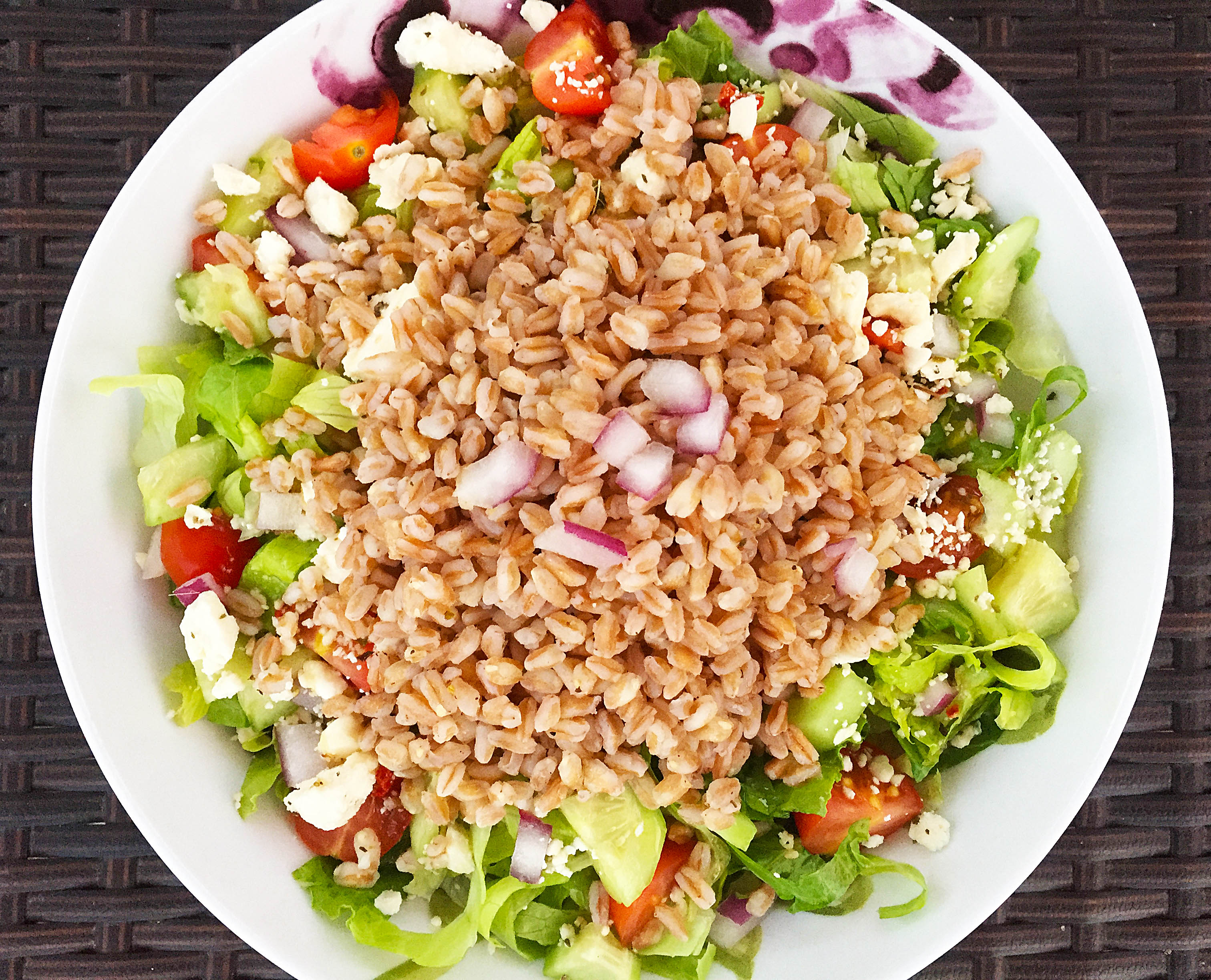 farro-greek-salad-5