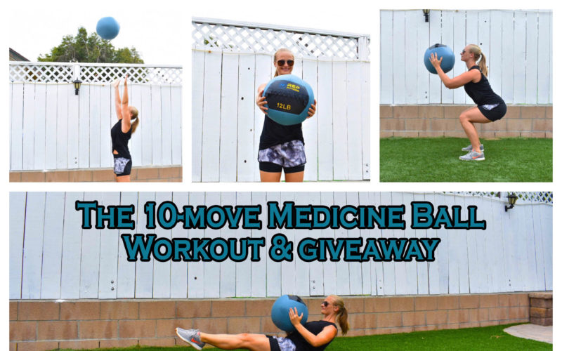 The 10-Move Medicine Ball Workout + Giveaway! {closed}