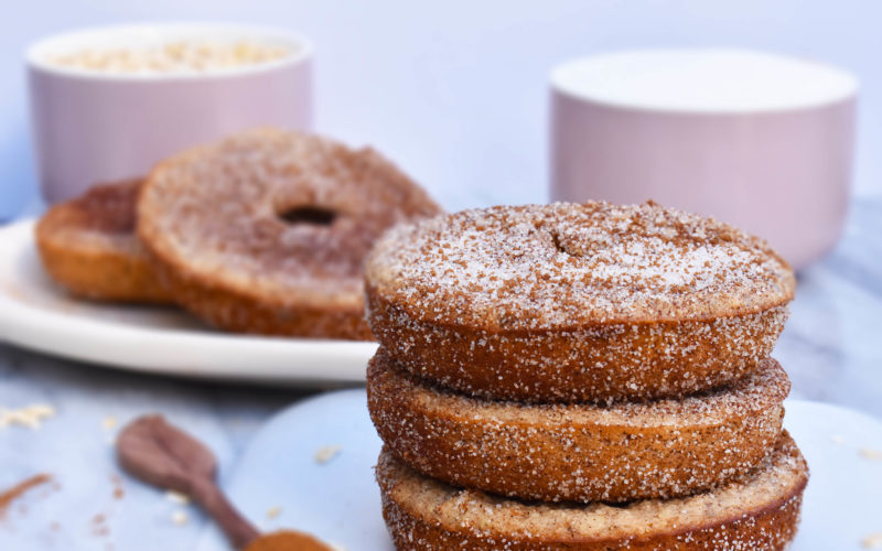 Baked Churro Donuts {vegan + gf}