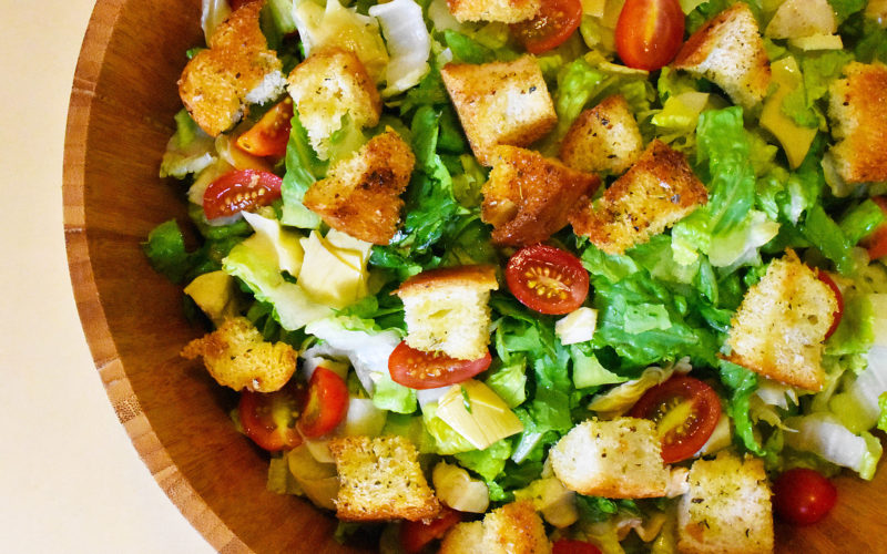 5-Ingredient Italian Croutons {vegan}