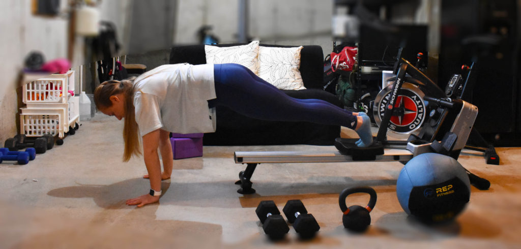 at-home-lagree-workout-pushup