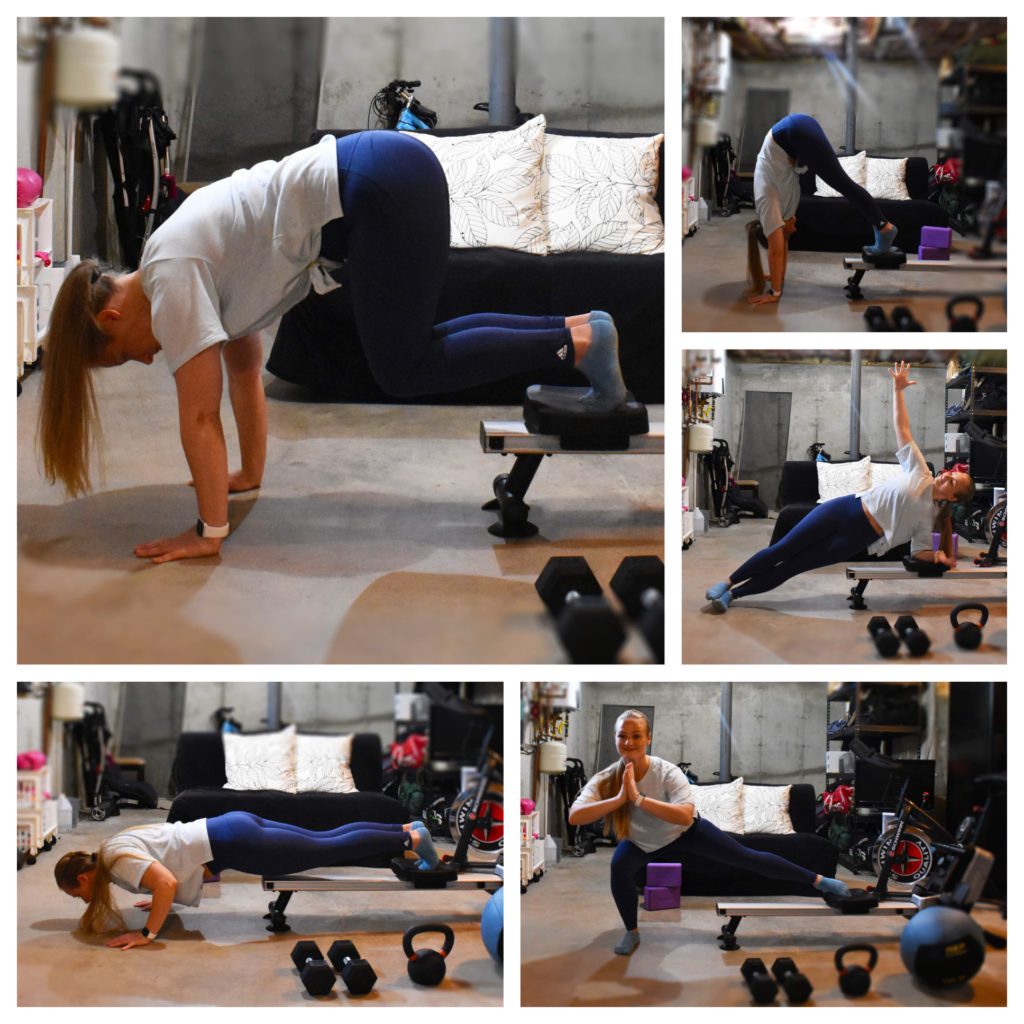 At home Lagree-Inspired Strength Workout on the Rowing Machine