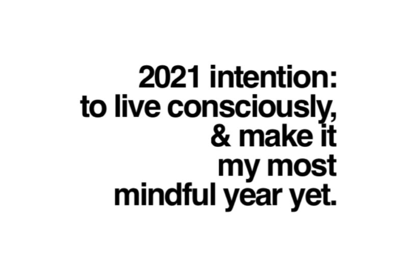 Setting a Healthy Intention for 2021