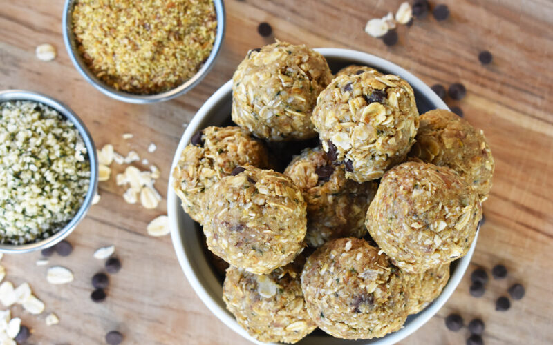 Nut-Free Sunflower Oat Energy Bites